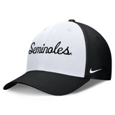 Nike Men's Seminoles Adjustable Dri-fit Club Academic Hat - White/Black