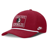 Nike Men's Vault Seminole Logo/Florida State Seminoles Adjustable Rise Academic Hat - Crimson