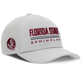 Nike Men's Florida State Seminoles/Seminole Logo Rise Practice Adjustable Hat - Grey