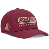 Nike Men's Florida State Seminoles/Seminole Logo Rise Practice Adjustable Hat - Garnet