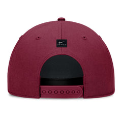 Nike Men's Florida State Seminoles/Seminole Logo Rise Practice Adjustable Hat - Garnet