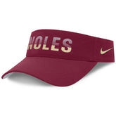 Nike Men's Noles Dri-fit Ace Primetime Visor - Garnet