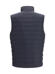 Brunello Cucinelli Padded Gilet — Navy