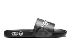 AAPE Black Camo Slides