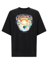 Casablanca Airspray Graphic Print T-Shirt — Black