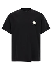 Palm Angels Logo-Embroidered Cotton T-Shirt — Black