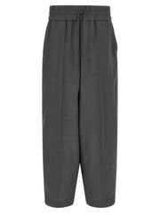 AMI Paris Virgin Wool Trousers — Gray