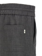 AMI Paris Virgin Wool Trousers — Gray
