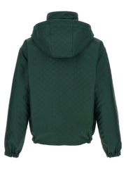Gucci Reversible Cotton Shell Jacket — Green