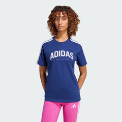 Women's adidas Lounge Soft-Side Graphic Tee