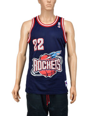 Houston Rockets Clyde Drexler Champion Jersey Size 44