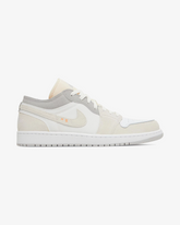 NIKE AIR JORDAN1 LOW SE CRAFT INSIDE OUT WHITE PHANTOM (NEW)