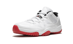 11 Retro Low "White/Varsity Red" 528895 101