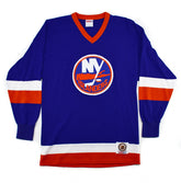 New York Islanders Knit Throwback Sweater CCM Hockey Jersey