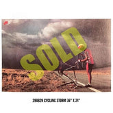 Nike 1989 Rare Poster "Cycling Storm" New still Sealed