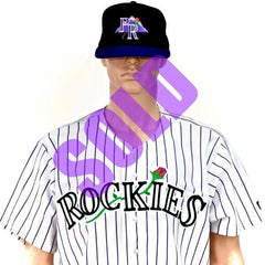 Late 90s Portland Rockies Authentic Game Jersey