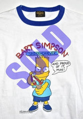 1989 Bart Simpson Underachiever Ringer T-shirt