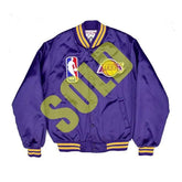 1/1 Los Angeles Lakers Custom Chain Stitch NBA Satin Jacket