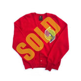 1/1 Portland Trailblazers Original Mr. Rogers Cardigan Sweater