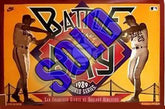1989 Nike "Battle of the Bay" McGwire/Clark World Series Original Poster NEW