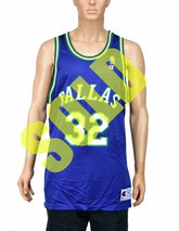 Jamal Mashburn Dallas Mavericks Champion Jersey Size 48