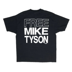FREE MIKE TYSON "I'll Be Back" Double Sided Print 50/50 Boxing T-Shirt