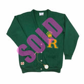 1/1 Rolex Custom Letterman Heavyweight 90's Cardigan Sweater