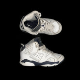 Nike Air Jordan 6 VI 1991 White / Midnight Navy Baby Toddler Shoes