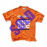 1/1 Adidas Run DMC "My Adidas" White/Blue Tag Made in USA T-Shirt, Size XL