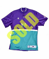 1999 Charlotte Hornets Champion NBA Authentic Team Issued Shooting Shirt Size 44