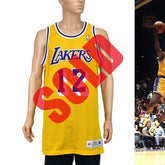 LA Lakers Jerome Kersey Game Worn & Auto'd Champion Jersey
