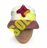 1/1 Nike Air Jordan 6 VI Carmine Leather Strap Back Hat NEW