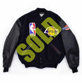 1/1 Los Angeles Lakers Custom Chain Stitch NBA Letterman Jacket