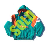 Miami Dolphins Starter Pullover Half Zip Parka Jacket Size Large