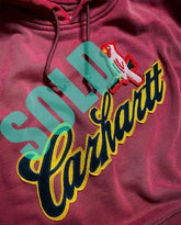 1/1 Carhartt Custom Faded Heavyweight Hoody Mens