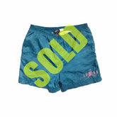 Nike Air Jordan 6 VI 1991 Teal Lined Swimming Trunks Youth Size XL