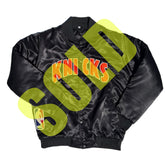 1/1 New York Knicks Quilt Lined Satin Coaches Jacket NEW
