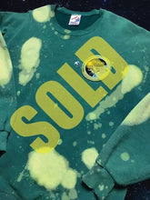 1/1 NASA Skylab USA Russell 90's Bleach Drip Faded Crew Sweatshirt