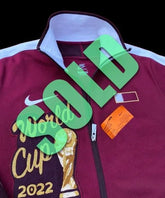 1/1 Nike 2022 Qatar World Cup Soccer Sample Track Suit