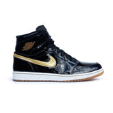 Nike Air Jordan 1 Black/Gold PL Patent 2013 Sample
