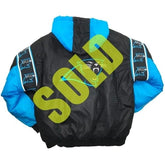 Carolina Panthers Pro Player Puffy Reversible Down Jacket Size XL