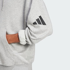 Men's adidas Essentials Loose-Fit 3 Bar Logo French Terry Hoodie