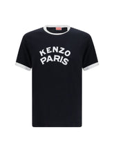Kenzo Paris Emblem Logo Print T-Shirt — Black