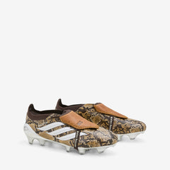 Wales Bonner x Predator Elite Fold-Over Tongue Firm Ground Football Boots Brown | Silver Metallic | Bronze Strata