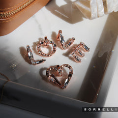 Crystal Charm 'E' Charm Other Accessory - CES10RGCRY