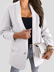 Blazers Lapel Button Slim Long Sleeve Blazer