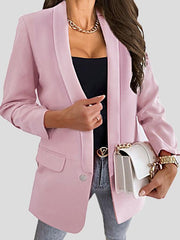 Blazers Lapel Button Slim Long Sleeve Blazer
