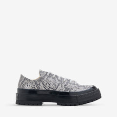 Chuck '70 Formal Suede Snake Print Low Barely Grey | Black