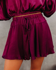 Figure Skate Satin Skort