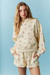 TEDDY COZY LOUNGE SET HOODIE ONLY